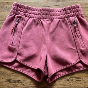 Old Navy Pink Athletic Shorts with Elastic Waistband